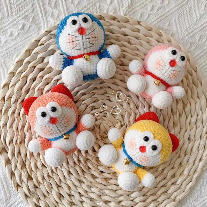 Doraemon len móc handmade
