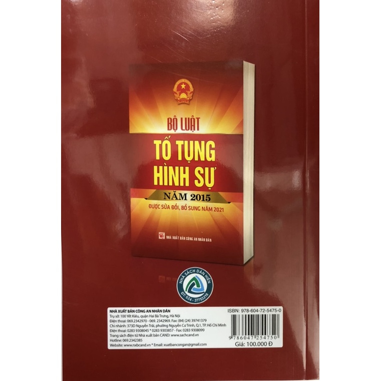 Sách - Bộ Luật Hình Sự Năm 2015