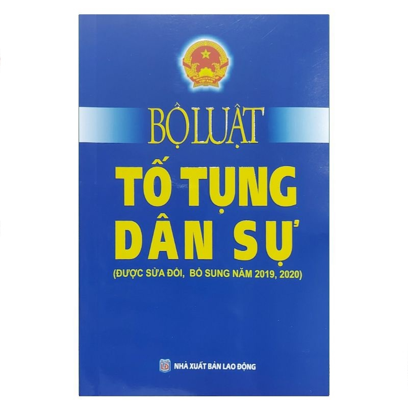 Sách - Bộ Luật Tố Tụng Dân Sự Sửa đổi, bổ sung năm 2019, 2020, 2022 NXB Lao Động