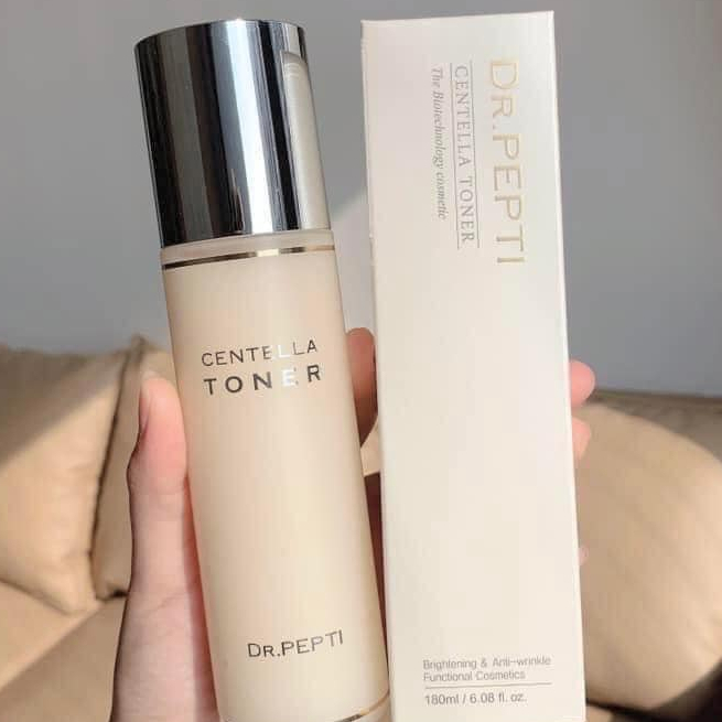 Nước Hoa Hồng Se Khít Lỗ Chân Lông, Phục Hồi Tế Bào Da Dr.Pepti Centella Toner 180ml