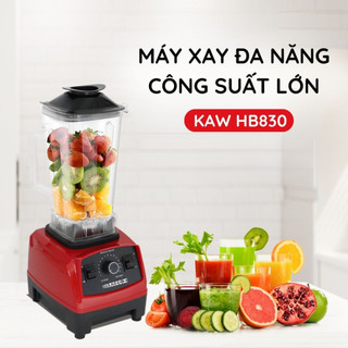 Máy xay sinh tố KAW HB 830 cao cấp công suất lớn, dung tích 2L - Hàng chính hãng bảo hành 1 đổi 1