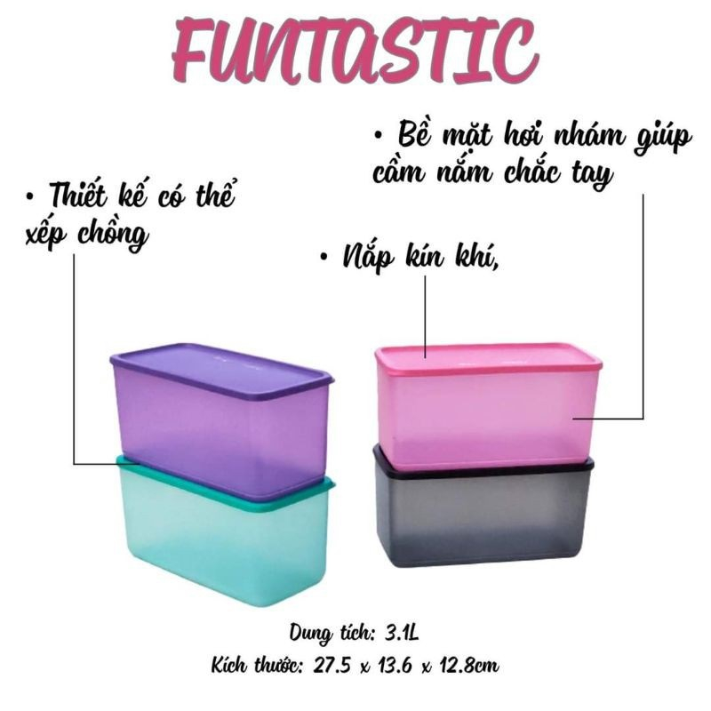 Hộp Bảo quản thực phẩm Tupperware FUNTASTIC