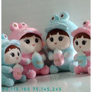doll cosplay khủng long gấu bông