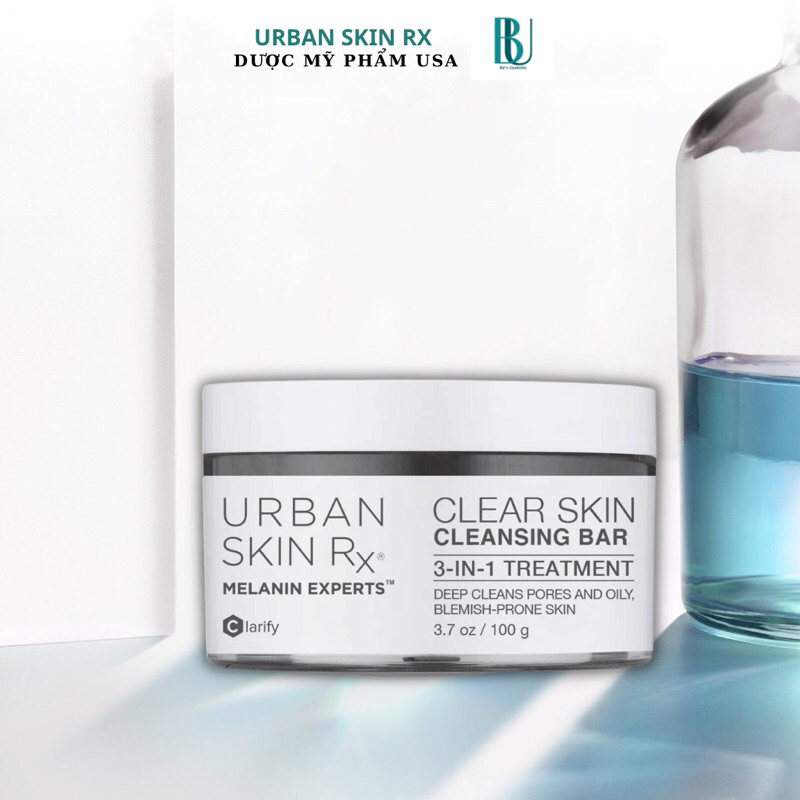 Sửa Rửa Mặt Dành Cho Da Dầu Mụn Urban Skin Rx Clear Skin Cleansing Bar 100g