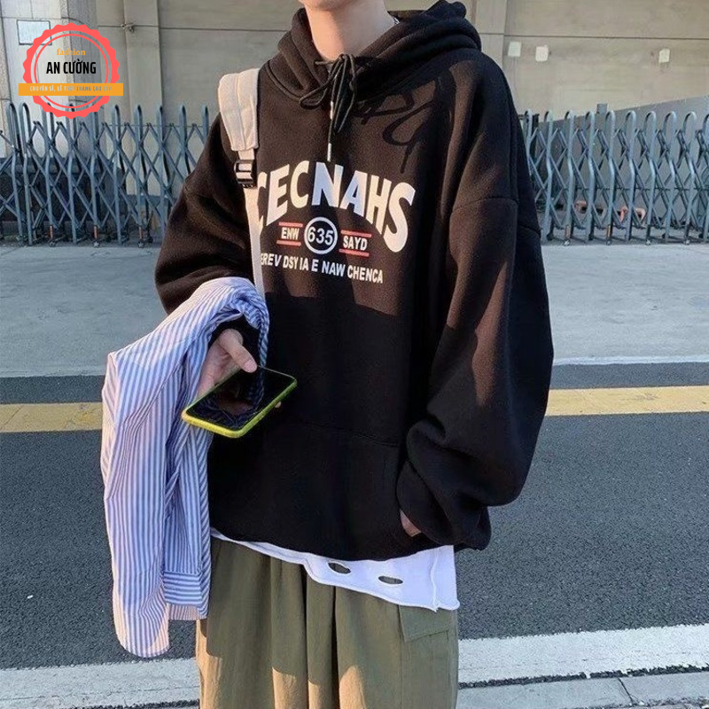 Áo khoác hoodie, áo hoodie nam nữ chất nỉ dày form rộng có mũ giá rẻ HHOODIE96- An Cường Fashion