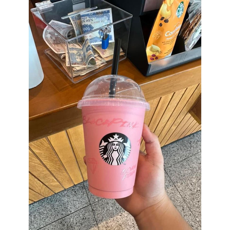 Starbucks Reusable Cup Limited phiên bản Black Pink