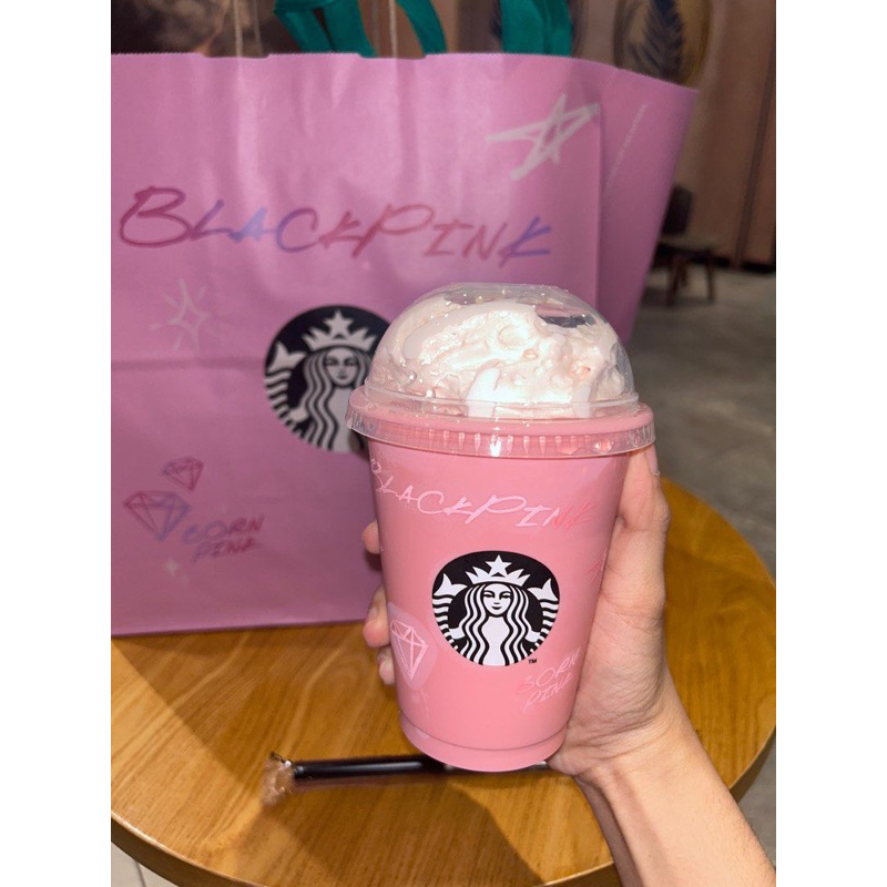 Starbucks Reusable Cup Limited phiên bản Black Pink