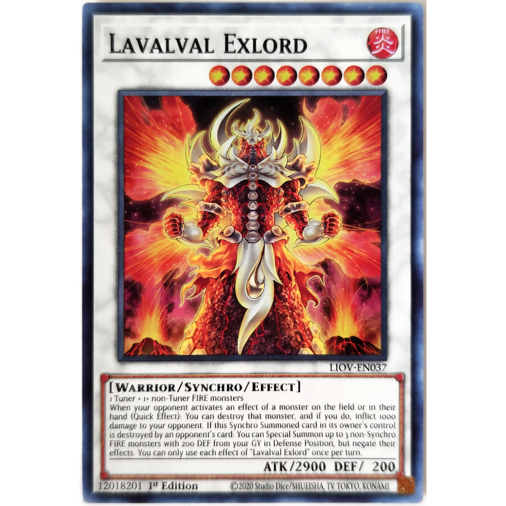 [Thẻ Yugioh] Lavalval Exlord |EN| Super Rare