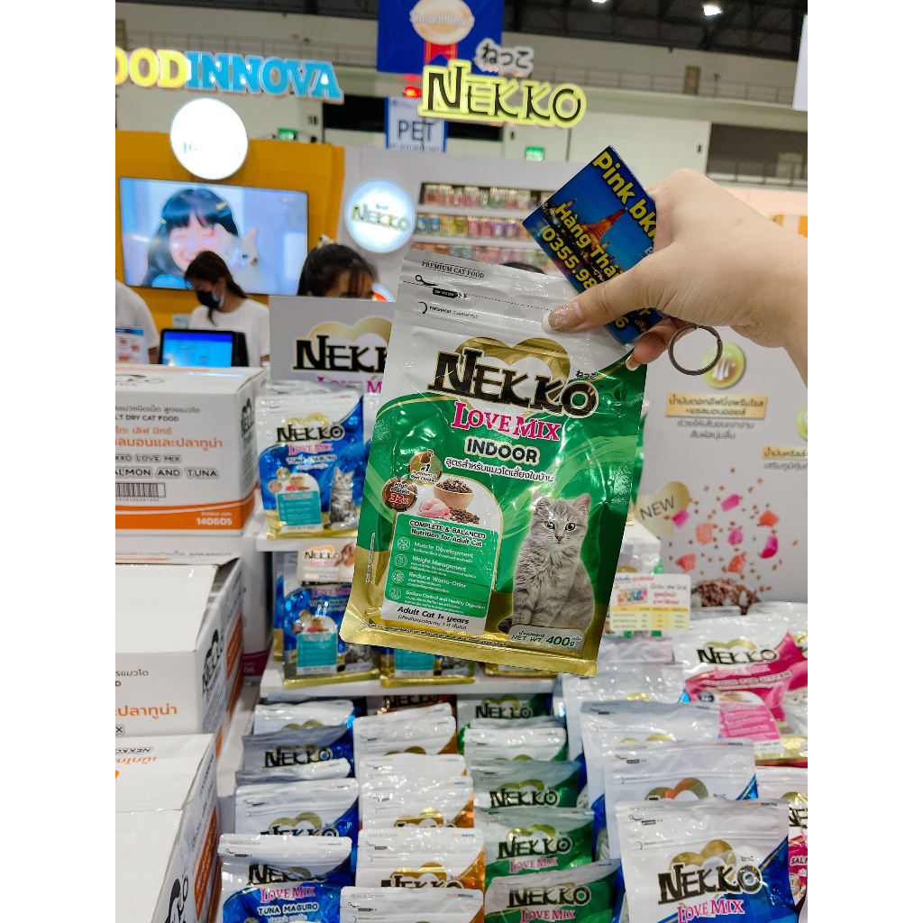 Hạt khô Nekko Dinh Dưỡng Mèo 400g⚡ Nội Địa Thái Lan⚡