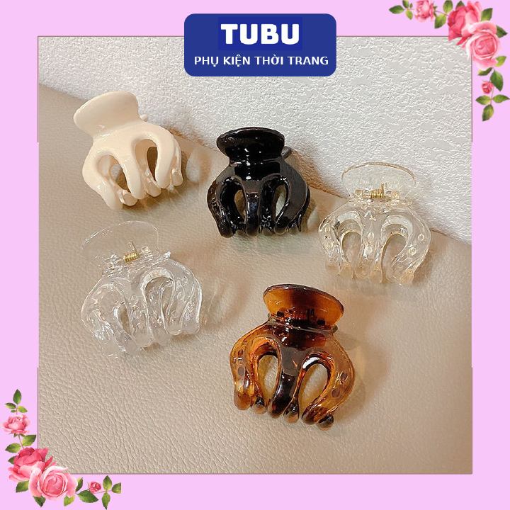 Set 3 Kẹp Cua Bạch Tuộc Sang Trọng Chuẩn Phong Cách Hàn Quốc | Tubu