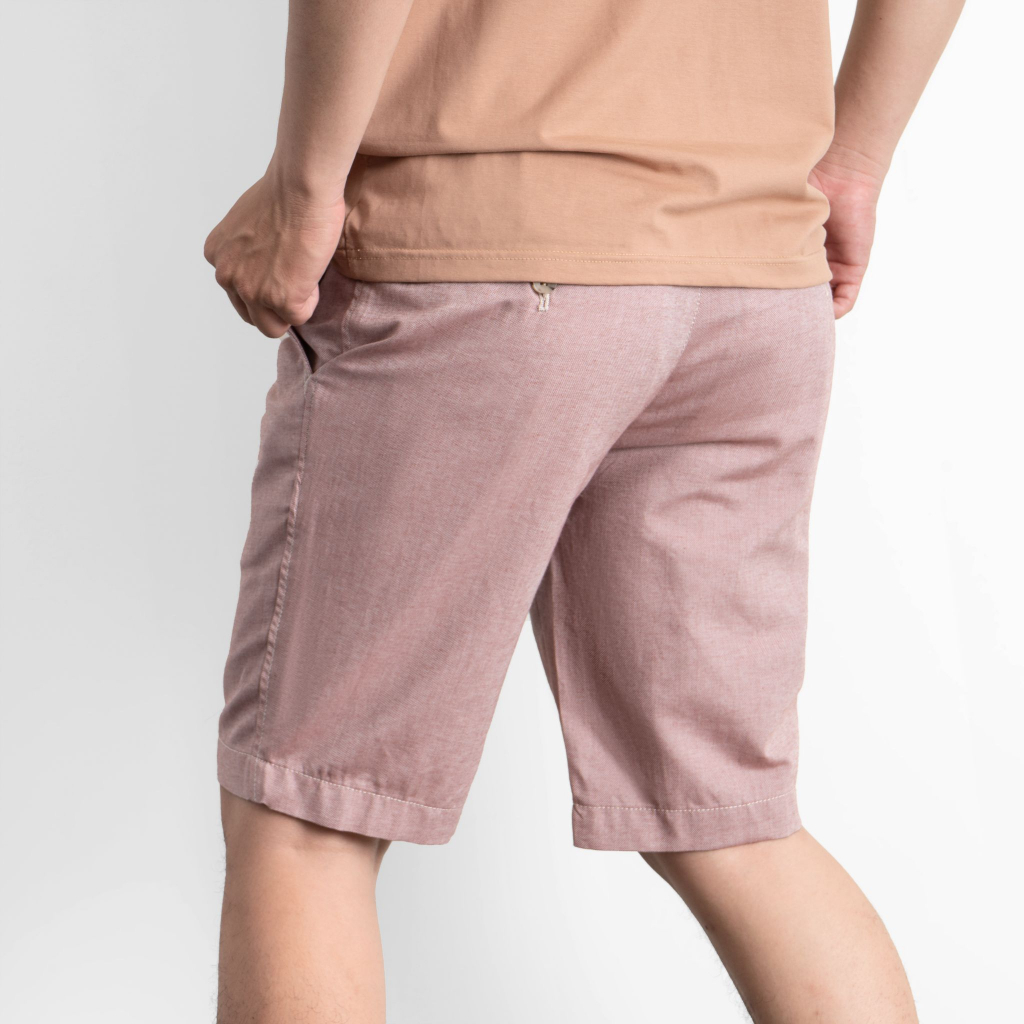 Quần short nam, Quần short linen SINCA XÁM mềm mịn thoáng mát không nhăn, dày dặn - Bravery