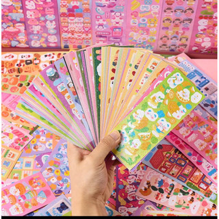 Sticker cán màng holo lấp lánh