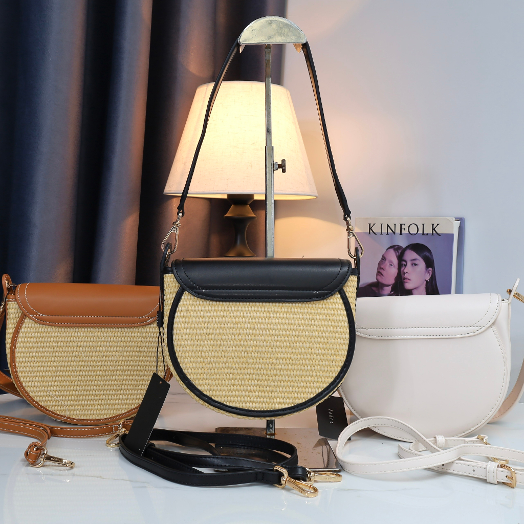 Túi kẹp nách + đeo chéo nữ size 22cm*7cm*18cm PW2-76390105 đủ màu