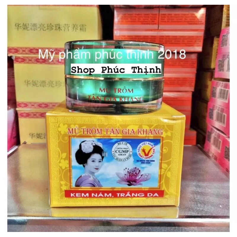 kem mủ trôm Tân gia khang nám -trắng da hủ vip 10g (chính hãng)
