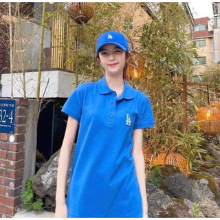 [ CHÍNH HÃNG ] VÁY / ĐẦM POLO MLB BASIC CAM / XANH DƯƠNG