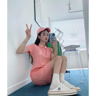 [ CHÍNH HÃNG ] VÁY / ĐẦM POLO MLB BASIC CAM / XANH DƯƠNG