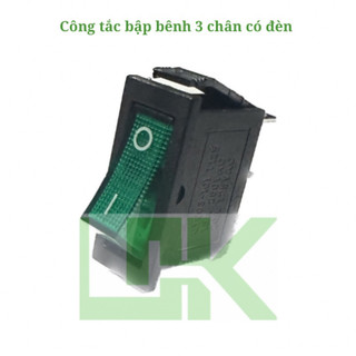 Công tắc bập bênh 3 chân có đèn loại tốt, công tắc bập bênh công tắc on/off