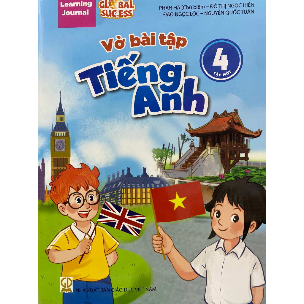 Sách - Vở bài tập Tiếng Anh lớp 4 tập 1+2 (Learning Journal)