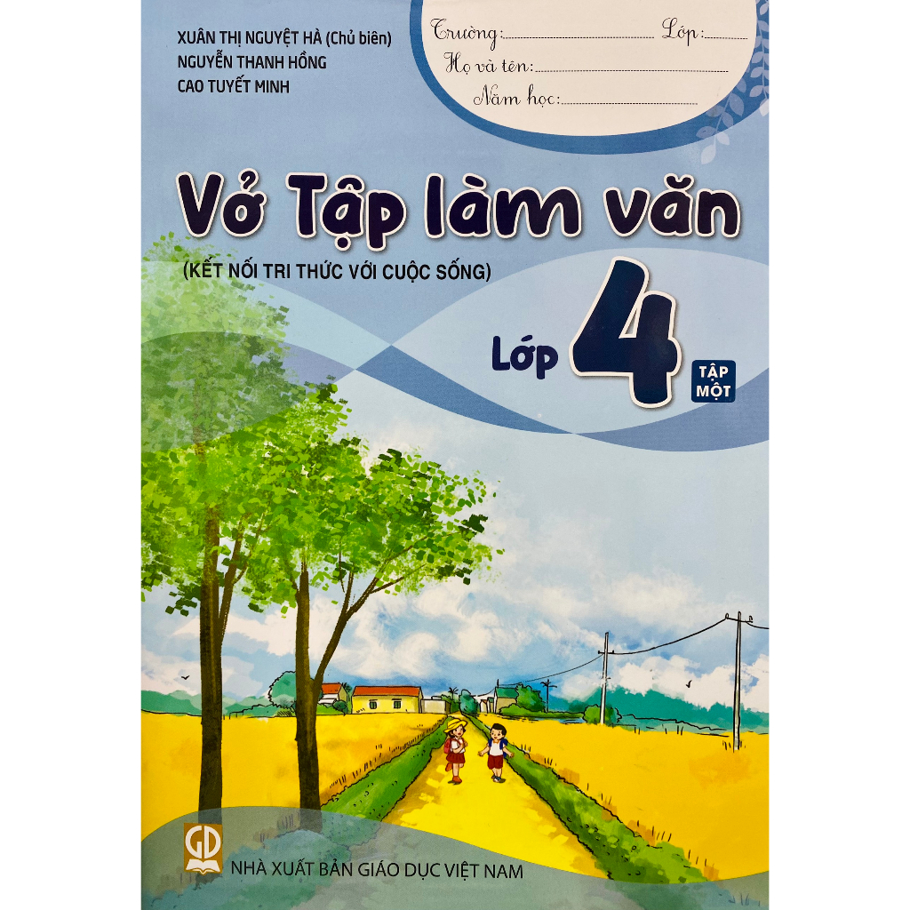 Sách - Vở Tập làm văn lớp 4 tập 1+2