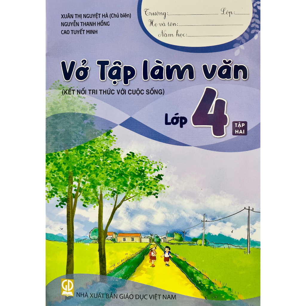 Sách -  Combo Vở Tập làm văn lớp 4 tập 1+2