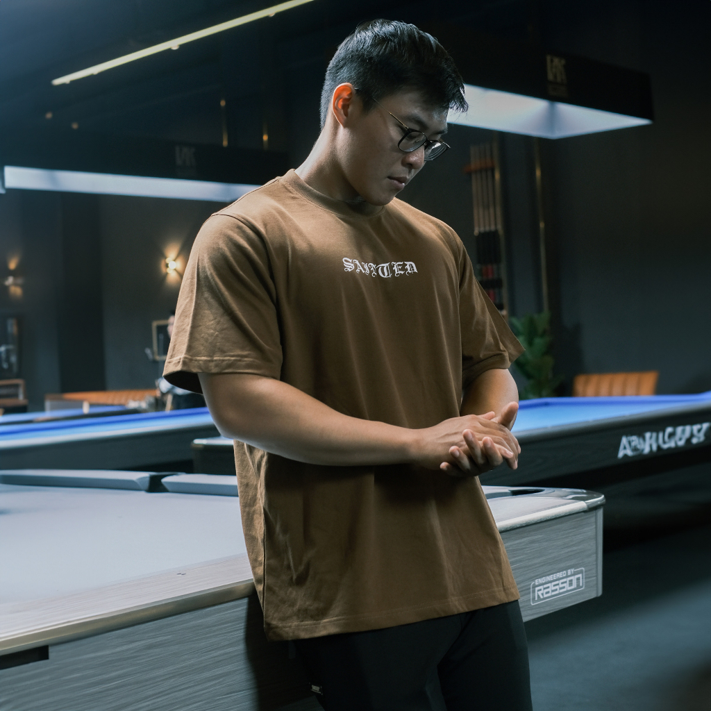 Áo thun cotton tay ngắn Oversized Washed Sainted Crossed