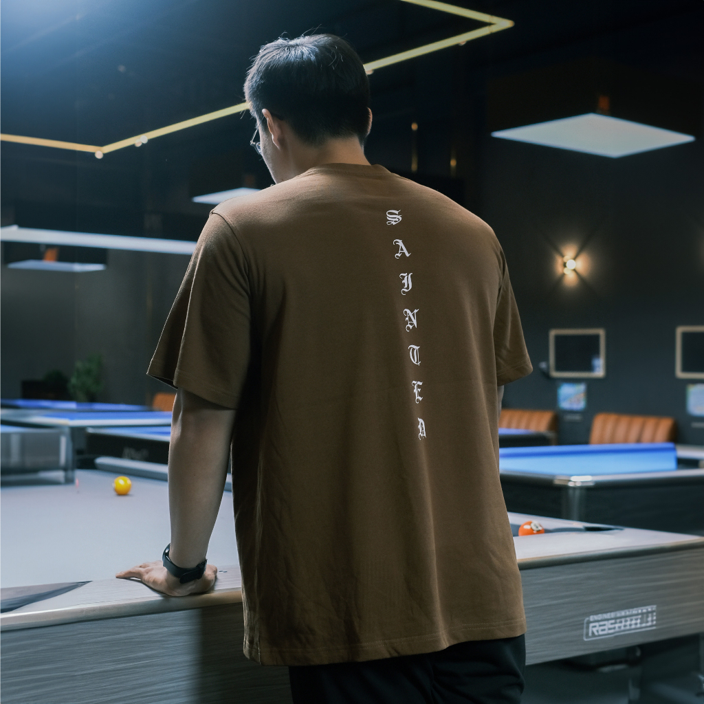 Áo thun cotton tay ngắn Oversized Washed Sainted Crossed