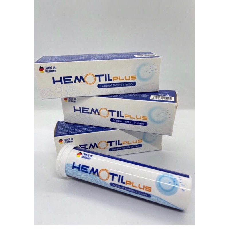 Hemotil Plus - Viên sủi hỗ trợ sinh sản nam giới tinh trùng yếu
