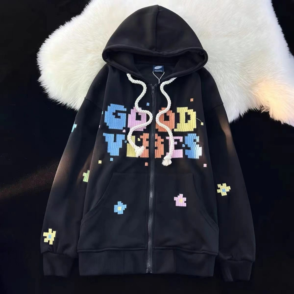 [RẺ VÔ ĐỊCH] Áo khoác hoodie zip nam nữ unisex Doy33 oversize có nón vải nỉ bông mềm