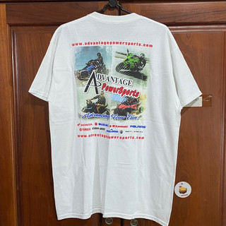 Áo Thun Trắng Mỹ 2hand Hình Xe Tuyển Loại 1 Size L Độ Mới Cao Vải Dày