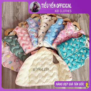 Quần áo trẻ em, Áo gile phao bé trai bé gái 4 màu đánh số ABCD trên ảnh (8-20kg) AK239 | Tiểu Yến KID