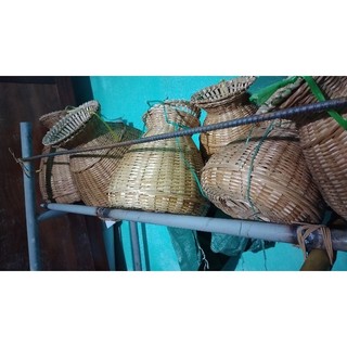 Giỏ Đựng Cá Bằng Tre Thủ Công Giỏ Cá Decor Trang Trí Phong Cách Truyền Thống Nhiều Kích Thước