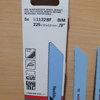 LƯỠI CƯA KIẾM SẮT BOSCH S1122BF (2608656019) (giá bán 1 cái)