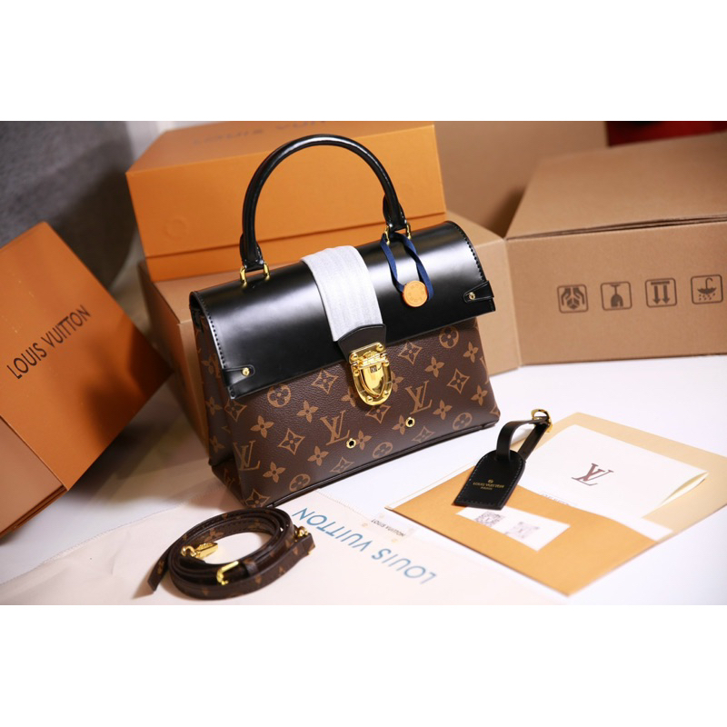 Túi quai xách LV One handle size 25cm fullbox chất da thật