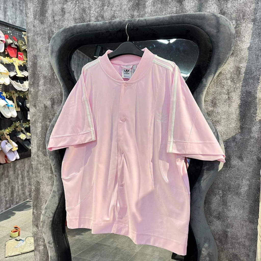 Áo Chính Hãng Adidas Baseball Snap Top Shop Xám Store