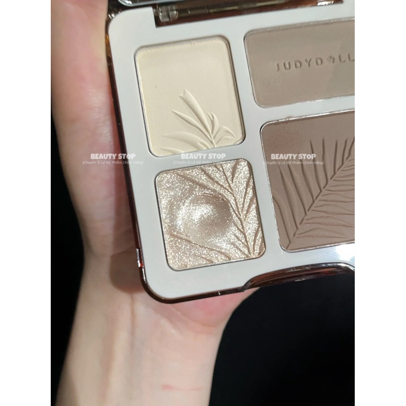Bảng Phấn Tạo Khối & Bắt Sáng JUDYDOLL Highlight & Contour Lâu Trôi, Kháng Nước