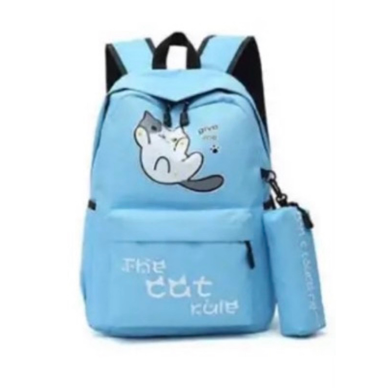 Balo Học Sinh Cat Đủ Màu Cute
