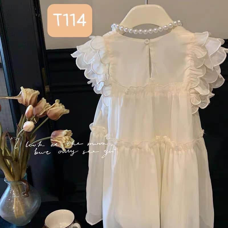 VÁY THIẾT KẾ CÁNH TIÊN CHO BÉ GÁI 8-35kg