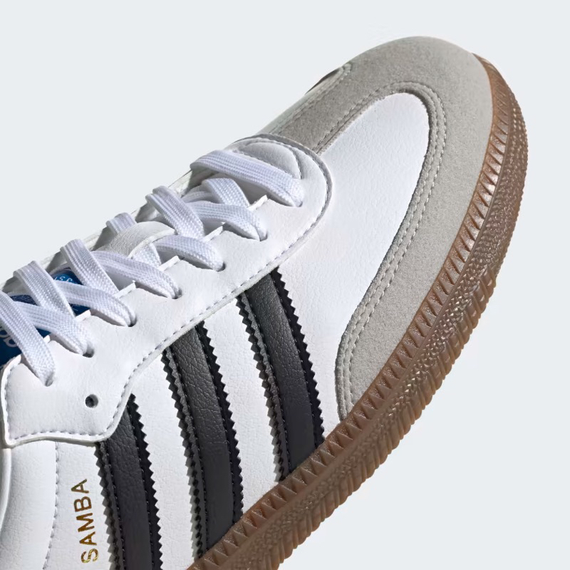Giày thể thao AdiDas Samba Vegan Classic White Black Trắng Sọc đen bản Bestquanity cao cấp Fullbox