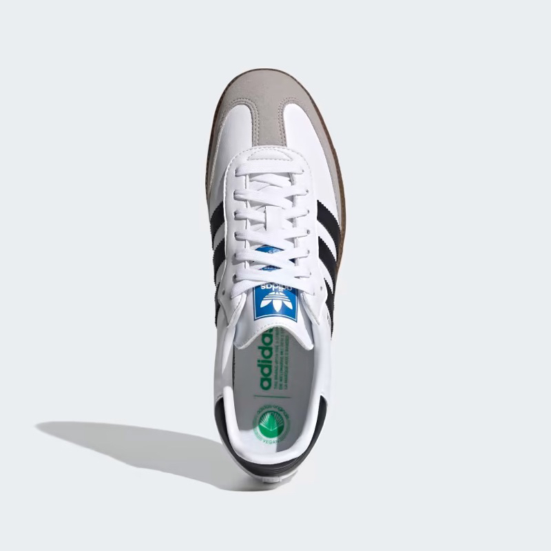 Giày thể thao AdiDas Samba Vegan Classic White Black Trắng Sọc đen bản Bestquanity cao cấp Fullbox