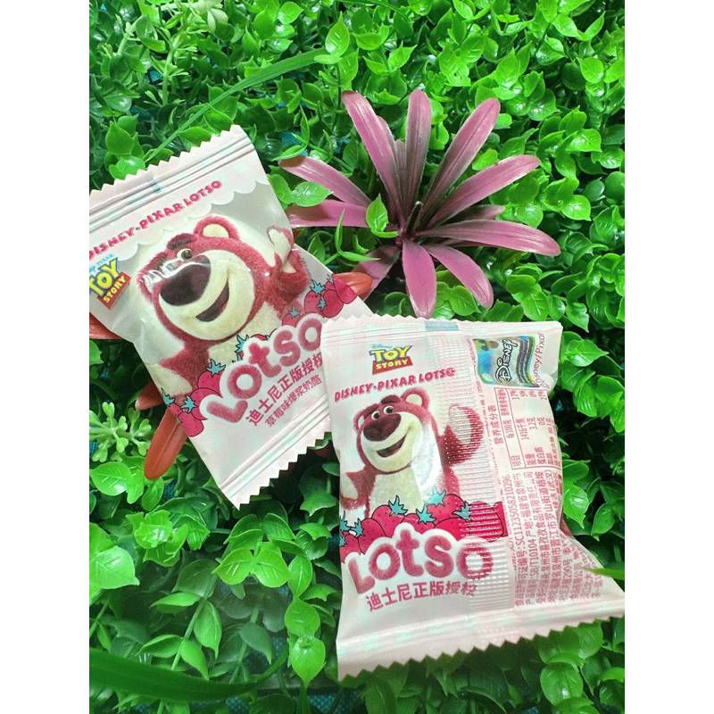 Kẹo bông mềm Marshmallow Nhân Mứt Dâu Gấu Dâu Lotso