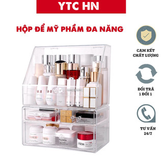 Hộp Đựng Mỹ Phẩm YTC Đa Năng, Tủ Đựng Đồ Trang Điểm Mini Tiện Lợi