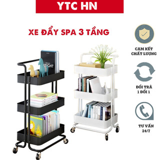Kệ 3 Tầng Đa Năng, Giá Để Đồ Bỉm Sữa, Xe Đẩy Spa Nhập Khẩu - XDT01