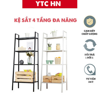 Kệ sắt 4 tầng, Kệ sách,Chậu hoa,Cây Cảnh,để đồ trang trí phong cách hiện đại ( PKGS14)