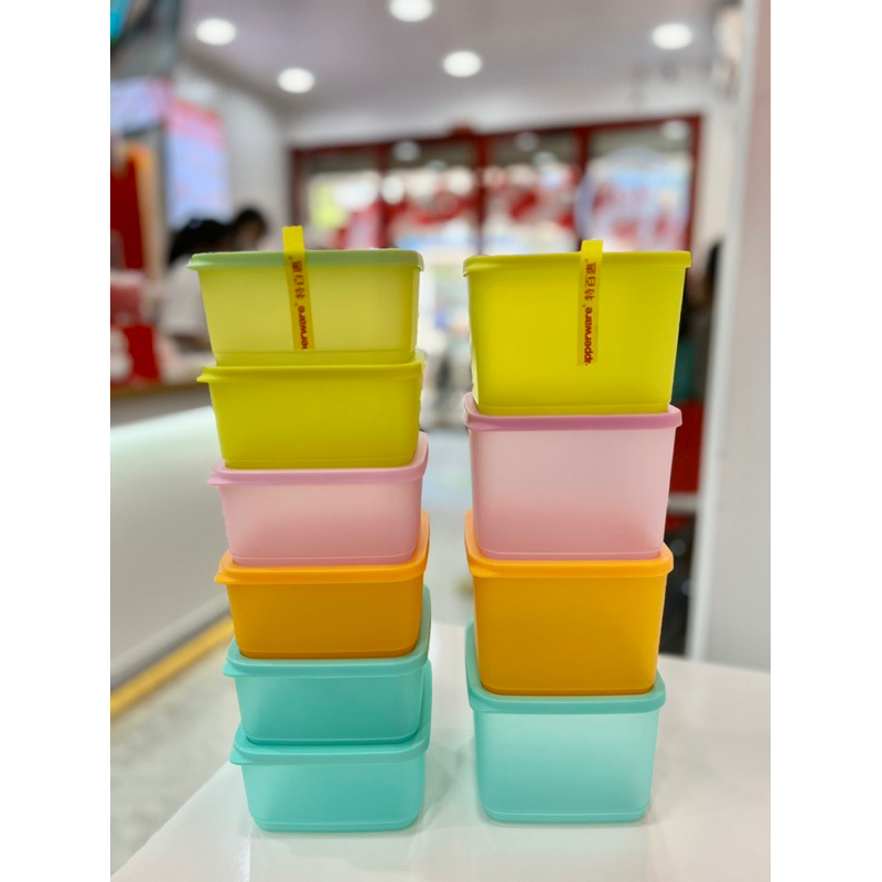 Set 10 hộp Tupper ware ngăn mát cao cấp