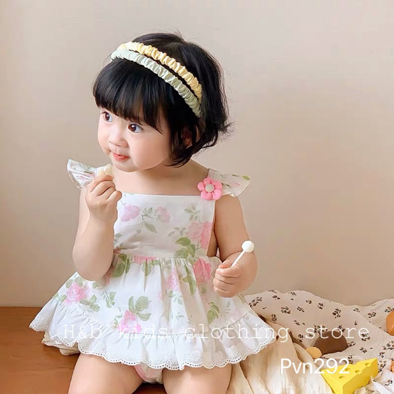 ROSY Bộ hoa ren cho bé mã 5468
