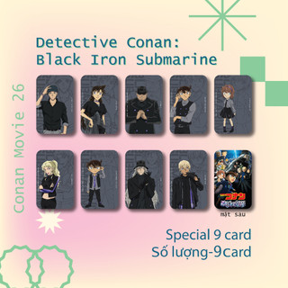 Summer30- Set 8 card bo góc Conan Movie 26 fanmade