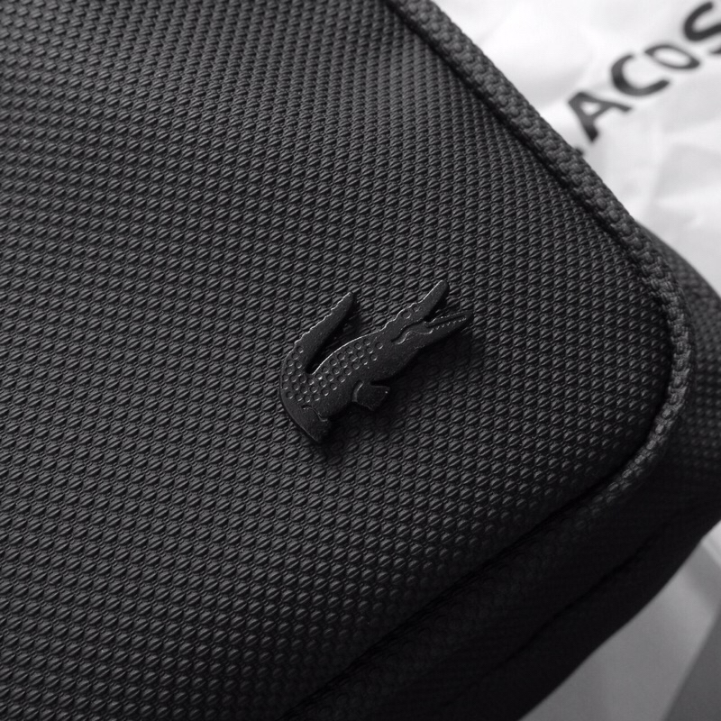 Balo Thời Trang LC Backpack Full Black Logo Basic Chất Liệu Da Si Cao Cấp Chống Nước Balo Da Đen Trơn Bánh Mì Store