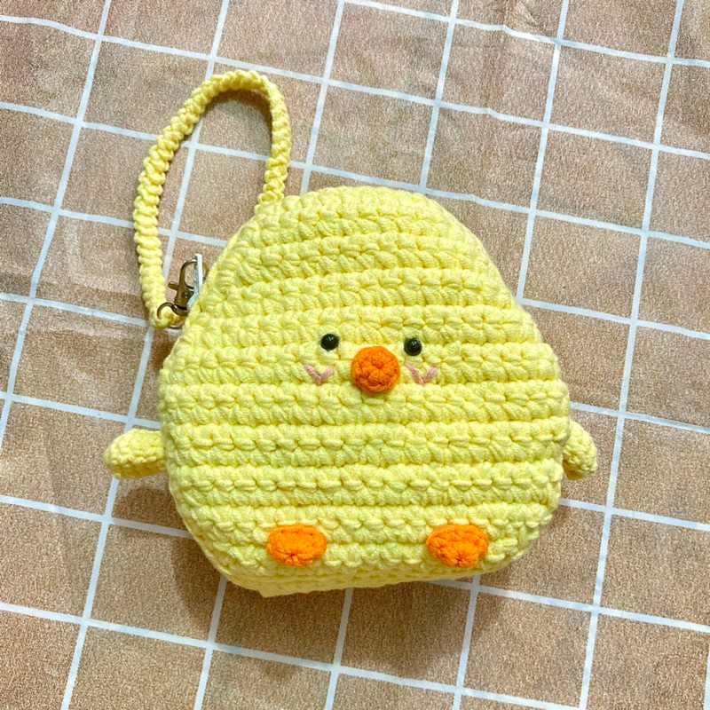 Túi len con gà đáng yêu handmade