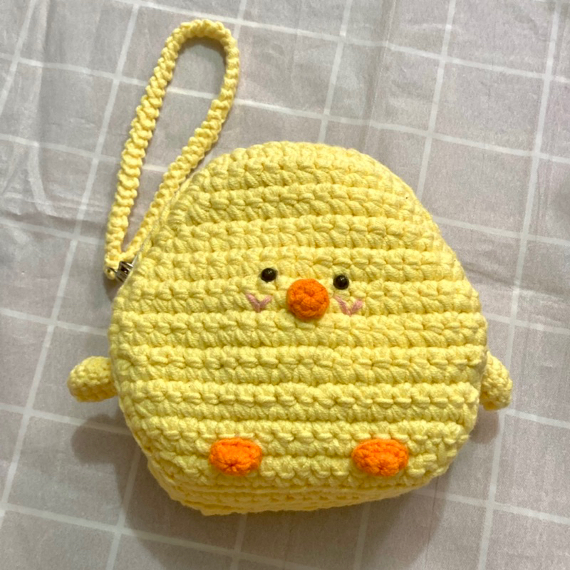 Túi len con gà đáng yêu handmade
