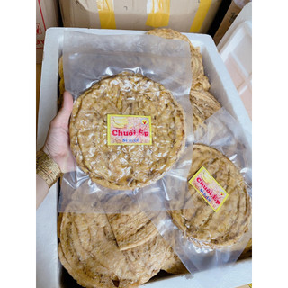 Chuối Ép Dẻo Miếng Tròn Đặc Sản An Giang ( 2 Túi 1Kg)